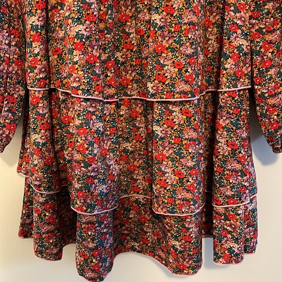 Floral Rouched Dress - Picture 6 of 6